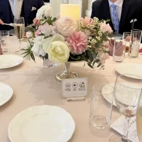 ゲストテーブル装花