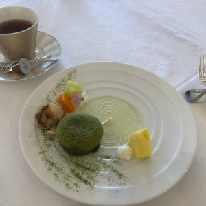 試食デザート（抹茶フォンダン）|688898さんのグレイスガーデン アルベラの写真(2018123)