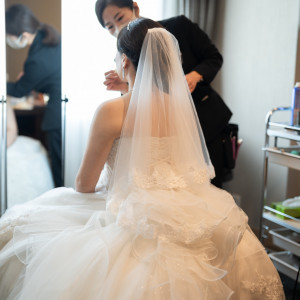自分が1番好きなドレスで支度をしました。|688931さんのホテルアソシア豊橋の写真(2462710)