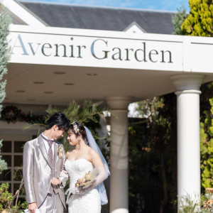 結婚式前撮り。
（披露宴会場前）|688987さんのアヴェニール ガーデンの写真(2023287)