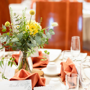 ゲストテーブル装花|688987さんのアヴェニール ガーデンの写真(2023320)