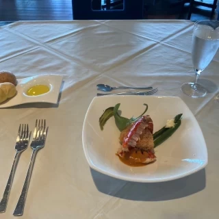 魚料理です。食感がよく美味しかったです。