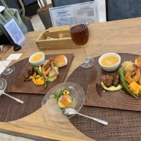 試食用のワンプレートランチ