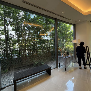 広々としたロビーで受付ができます|689134さんのアルカンシエル luxe mariage 名古屋（アルカンシエルグループ）の写真(2437861)