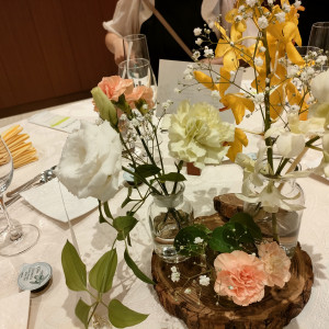テーブルの装花です|689136さんのアヴァンセ リアン 大阪の写真(2496502)
