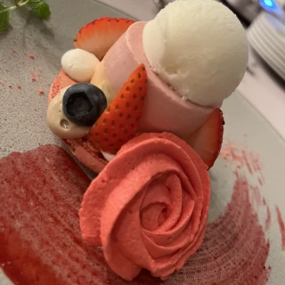 試食会でのデザート