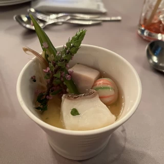 試食会でのお料理(茶碗蒸し)