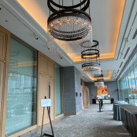 披露宴会場前通路