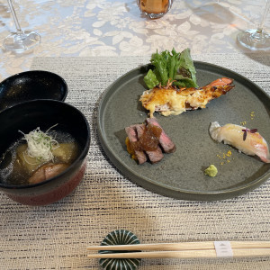 これまでのブライダルフェアの中で一番上品で美味しかった|689257さんのホテル椿山荘東京の写真(2096561)