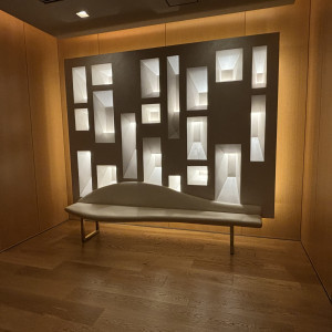 チャペル入場前の待機場所|689257さんのパレスホテル東京(PALACE HOTEL TOKYO)の写真(2498223)
