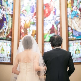 ステンドグラスが綺麗でした！