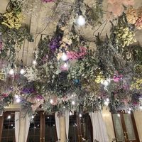 披露宴会場のドライフラワー