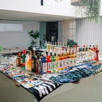ウェルカムドリンク受け取り場