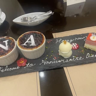 試食会のクリームブリュレ、とても美味しかったです。