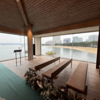 海も空も見えてゲストの方にも喜んで頂けると思います。