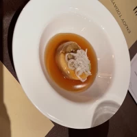 前菜。お蕎麦を使ったもの。