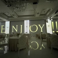 プロジェクションマッピングで入場演出