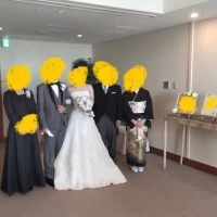 挙式会場前の全体像