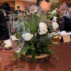 テーブル装花（ゲストテーブル）|689828さんのST.MARGARET WEDDING（セント・マーガレット ウエディング）の写真(2033168)