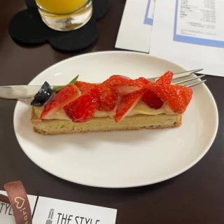 当日試食させてもらったデザート(タルト)