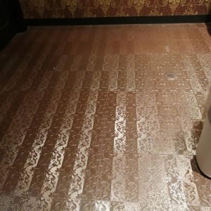 お手洗いの床もこだわりの作り|690141さんのザ・ライヴラリーの写真(2036298)