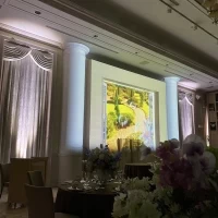 披露宴会場3プロジェクションマッピング