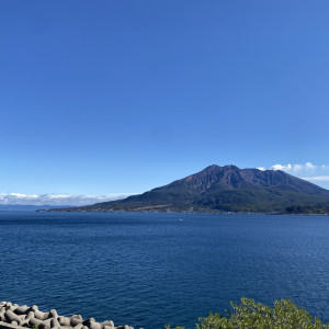 披露宴会場外の景色|690188さんのTHE BAYSUITE SAKURAJIMA TERRACE（ザベイスイートサクラジマテラス）の写真(2028406)