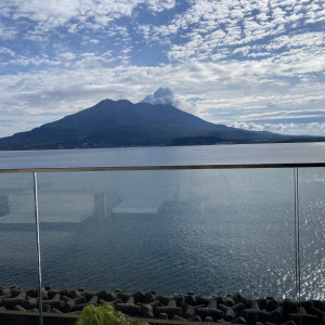 テラスからの眺め|690228さんのTHE BAYSUITE SAKURAJIMA TERRACE（ザベイスイートサクラジマテラス）の写真(2028902)