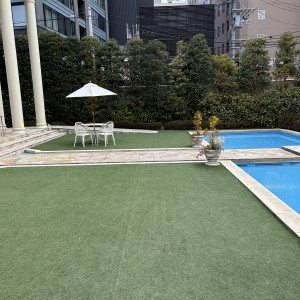 芝生のお庭|690316さんのアーカンジェル迎賓館(仙台)の写真(2029795)