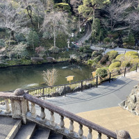 椿山荘の雲海の見える絶景スポットです。