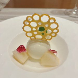 デザート。見た目も可愛く、さっぱりして美味しかったです。|690386さんのJWマリオットホテル奈良の写真(2037432)