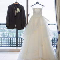 挙式での衣装。