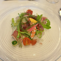 近海魚介と島野菜のパナシェ。