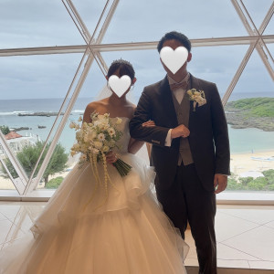 ビーチが一望できる挙式会場。|690522さんの奏の教会の写真(2572381)