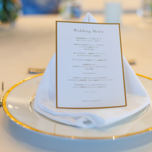 1番上のコースのメニュー表。|690522さんの奏の教会の写真(2582393)