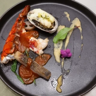 コース料理の海鮮