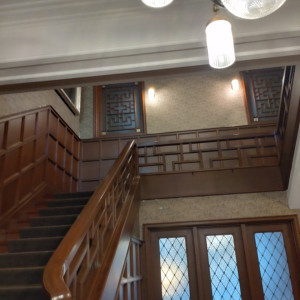 入り口の階段|690881さんの旧細川侯爵邸(和敬塾本館・東京都指定有形文化財)の写真(2088638)