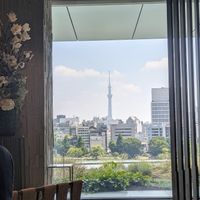 披露宴会場からの景色