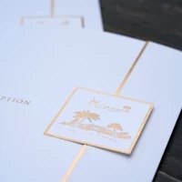 席次表に印字されたルイガンズの外観がとてもおしゃれです