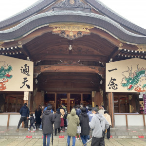 隣接している護国神社。十二支の絵馬が飾られています。|690987さんの迎賓館TOKIWAの写真(2035576)