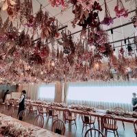 披露宴会場
ゲスト席から