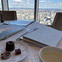 食後に焼き菓子をいただきました。アントニオリーヴァも提携