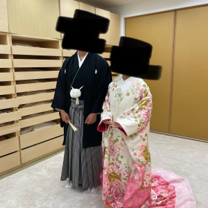 衣装の試着をさせていただきました。|691187さんの神戸北野ハンター迎賓館の写真(2039087)