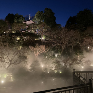雲海と三重塔|691244さんのホテル椿山荘東京の写真(2038458)