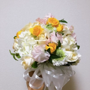 雰囲気のみ伝えてお任せで依頼した生花のブーケです。|691290さんのザ・チェルシーの写真(2039001)