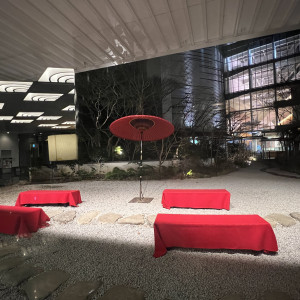 誰でも入れる庭。フォトウエディングスポット。|691307さんのホテル雅叙園東京の写真(2057281)