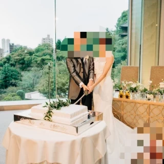 挙式会場も景色がきれいでした