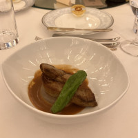 フォアグラ。大根といんげんも味が染みててとても美味しい。