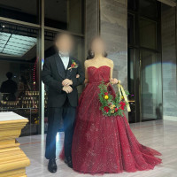 新郎新婦が身につけるクリスマス仕様のお花が可愛かったです