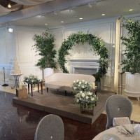 ソファとサイドテーブルの組み合わせにしました！